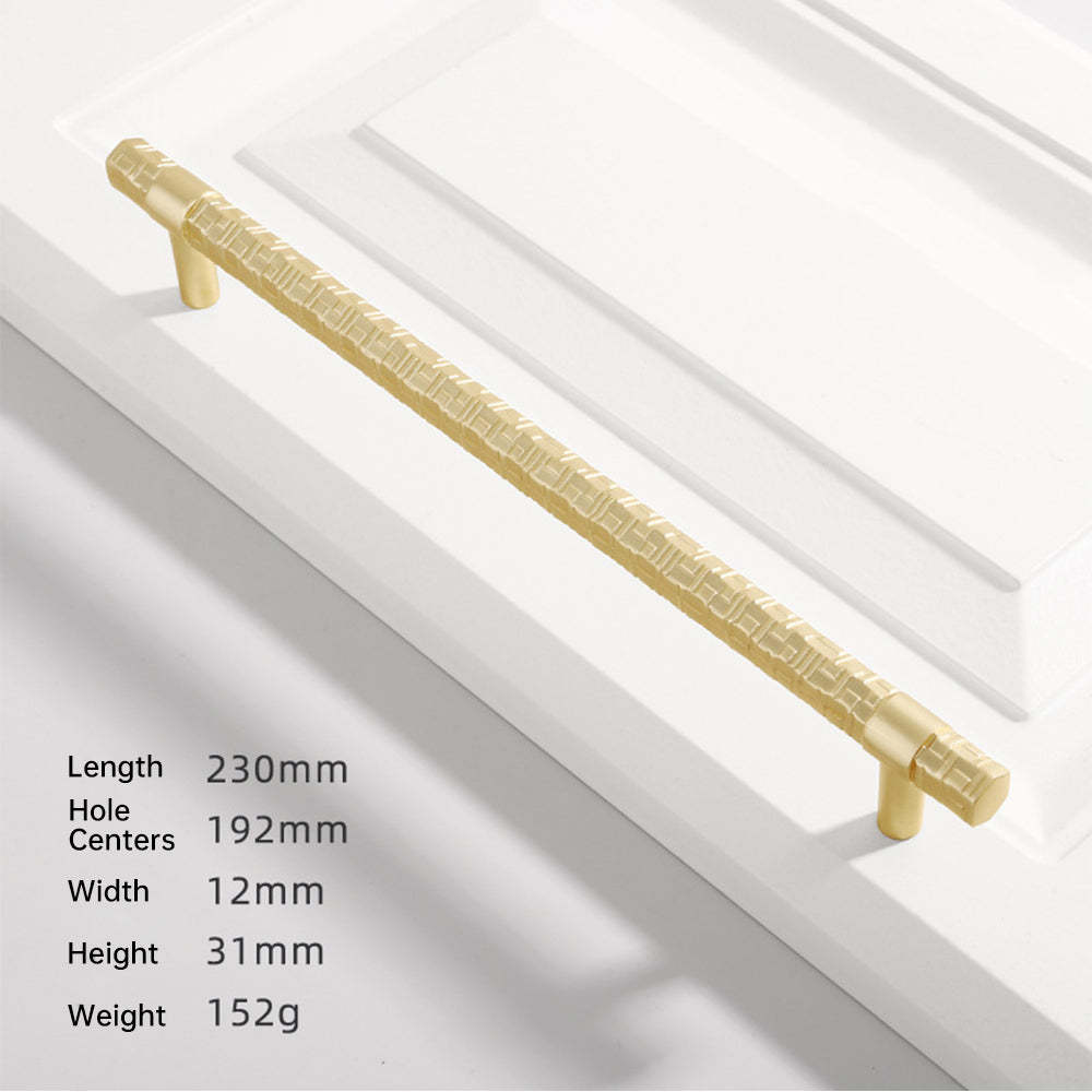 Solid T-Bar Zinc Alloy Cabinet Handles -Homdiy