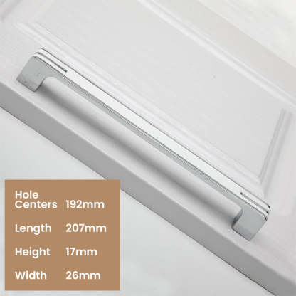 Modern Unique Black Chrome Kitchen Cabinet Handles