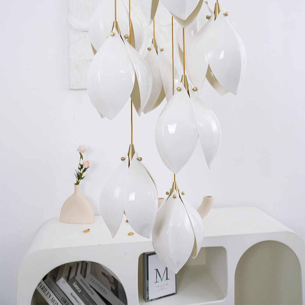 Multi-heads Stylised Bloom Buds Pendant Light -Homdiy