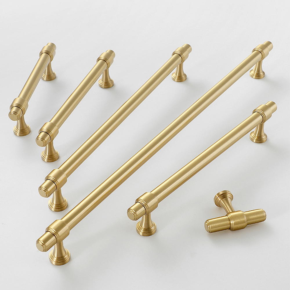 Modern Brass Kitchen Cupboard Handles -Homdiy