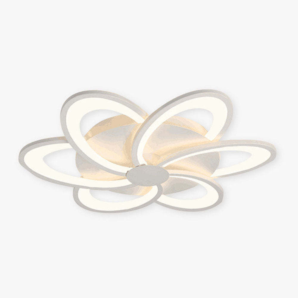 LED Flush Mount Acrylic Windmill Ceiling Light -Homdiy