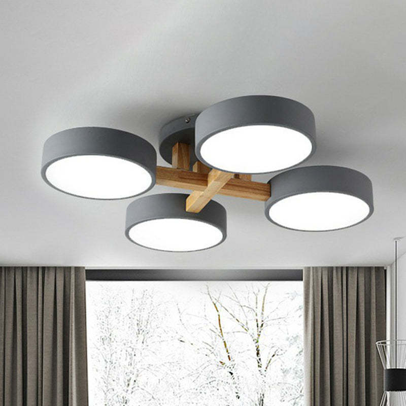 Creative Circles Acrylic LED Living Ceiling Light