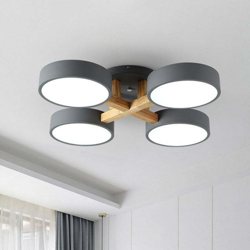 Creative Circles Acrylic LED Living Ceiling Light