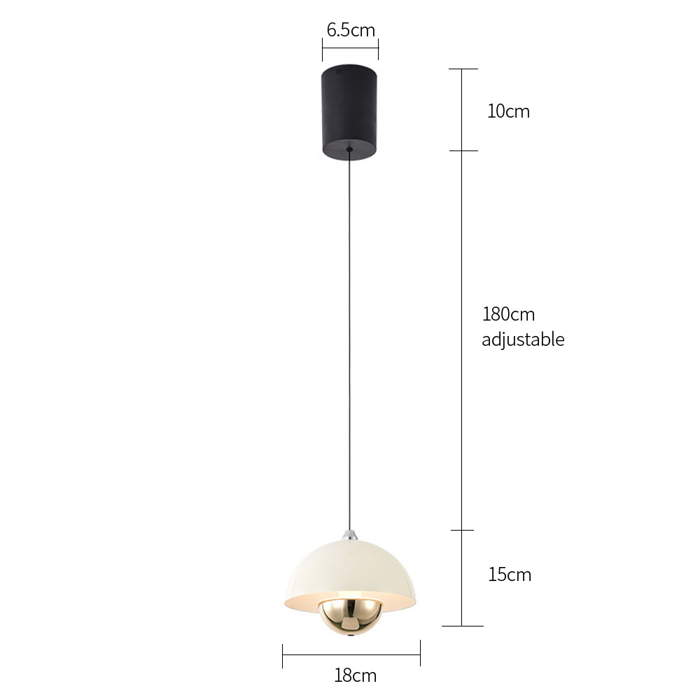 [Copy]Liftable Hand Sweep Induction Colorful LED Pendant Light
