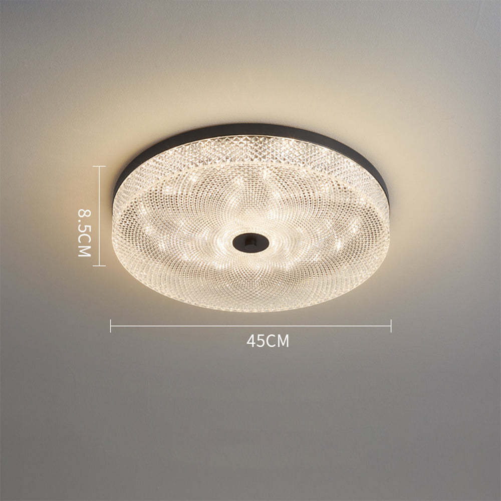 Modern Simple Crystal Copper Ceiling Light Fixture -Homdiy