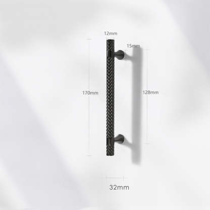 Shiny Modern Zinc Alloy Titanium Gold Black Door Handles