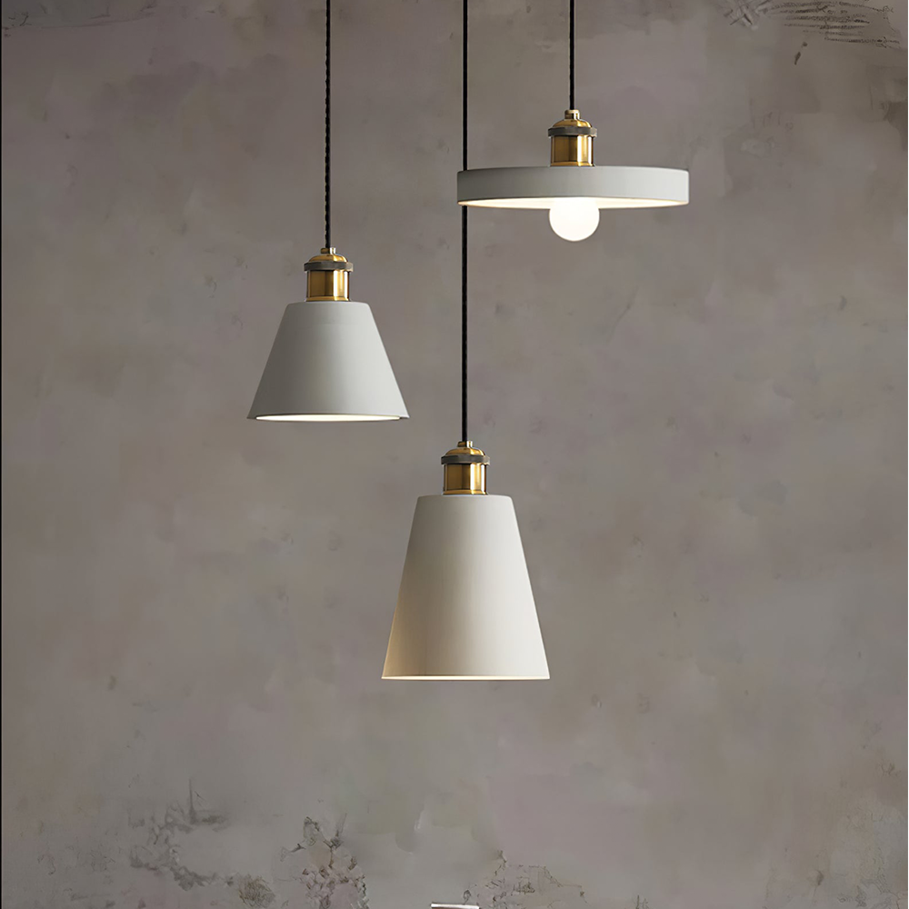 Colorful Resin Geometric Pendant Lamp -Homdiy