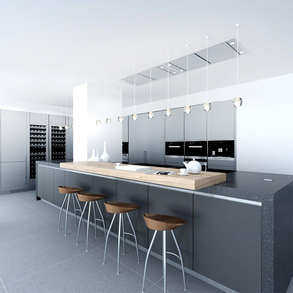 Round & Square Crystal Pendant Lamp Stairway Lamp -Homdiy