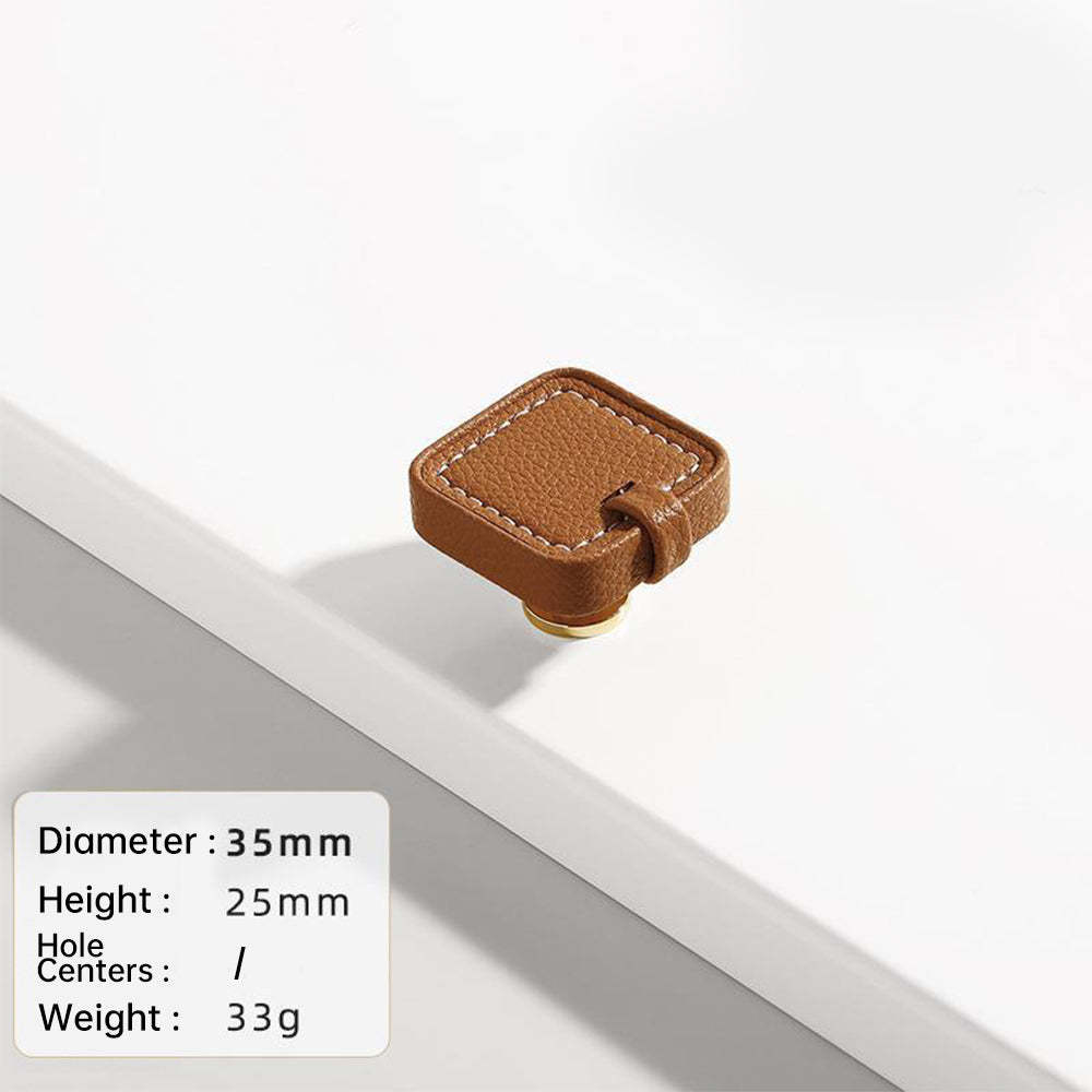 Modern Leather Kitchen Cabinet Handles -Homdiy