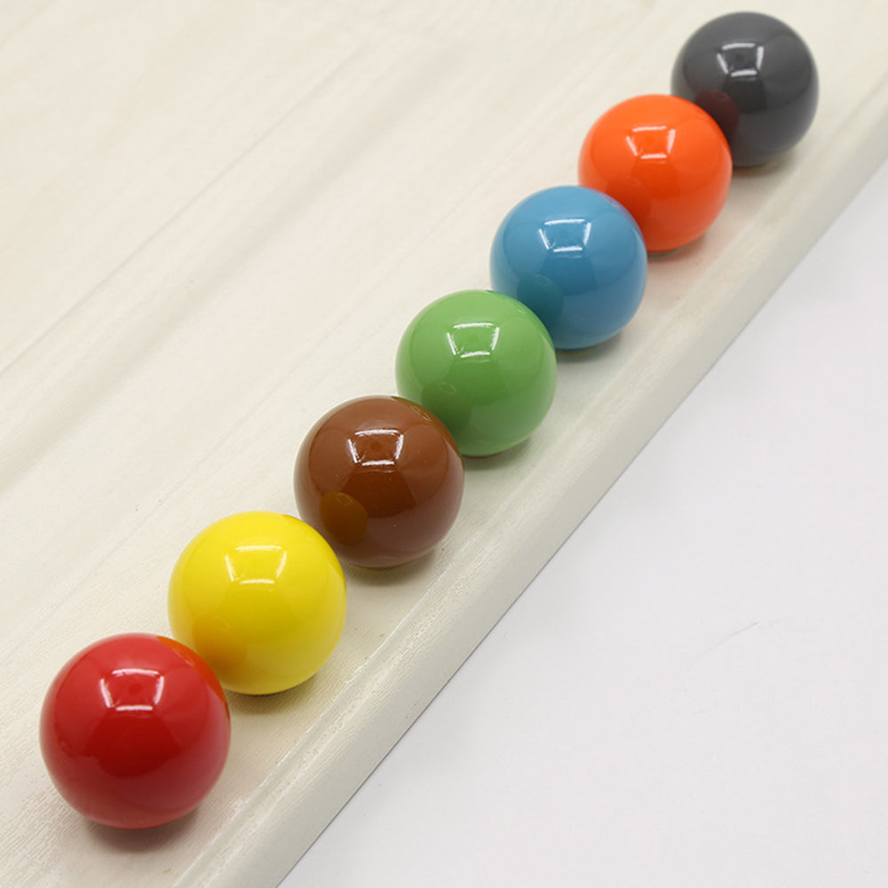 Colorful Ceramic Ball Round Cabinet Knobs