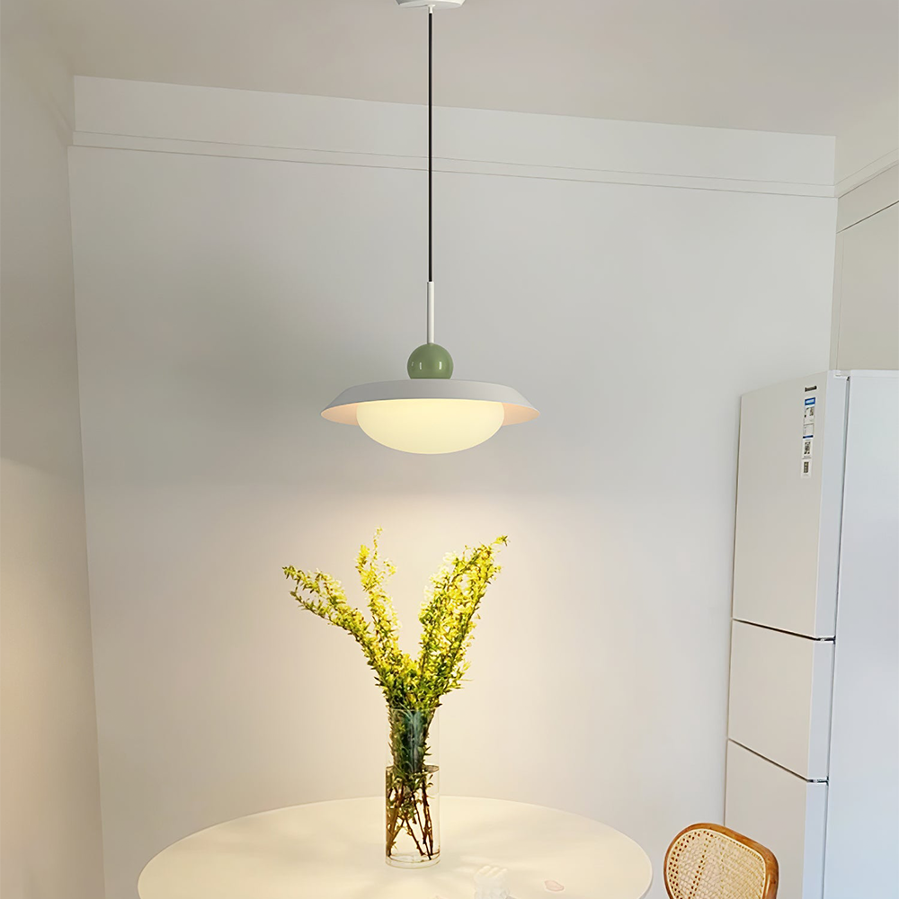 Modern Morandi Layered Metal Pendant Light -Homdiy