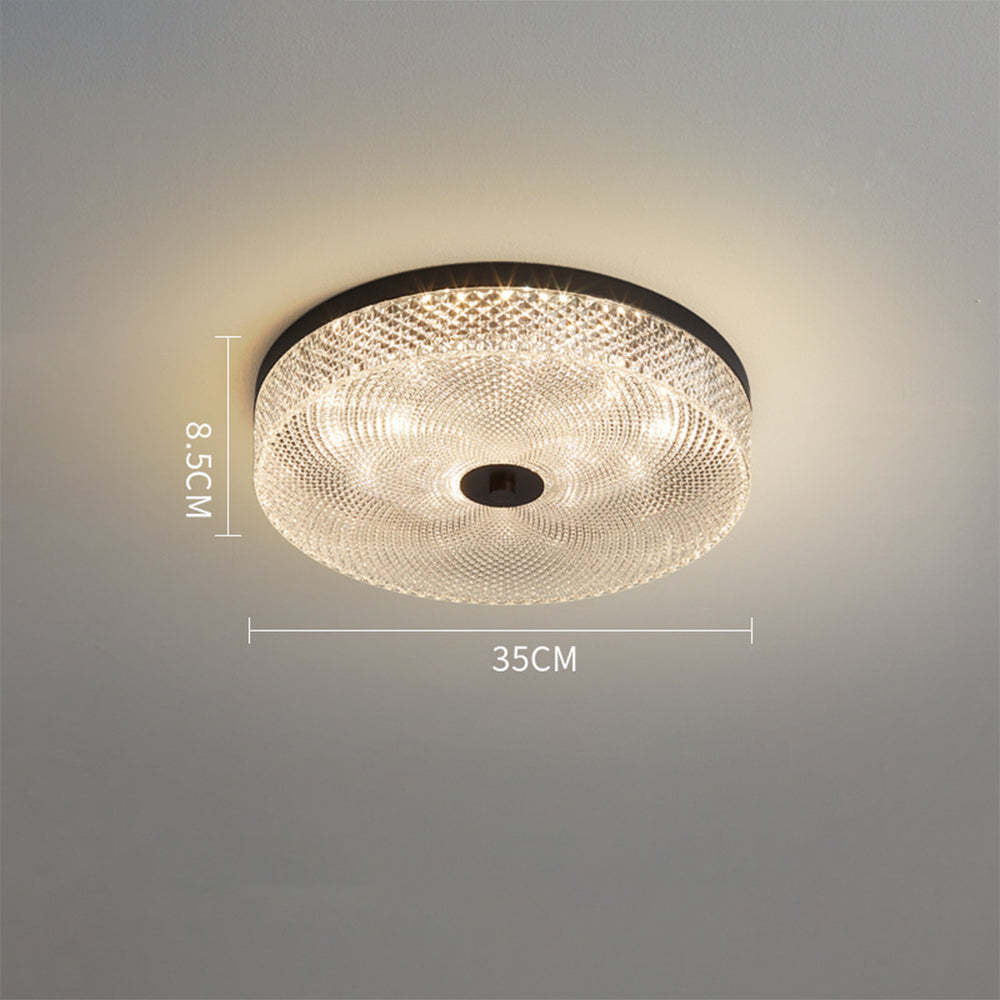 Modern Simple Crystal Copper Ceiling Light Fixture -Homdiy