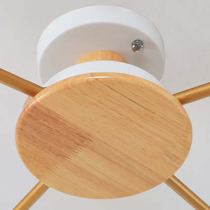 Modern Multi-Bulb Round LED Ceiling Light for Bedroom