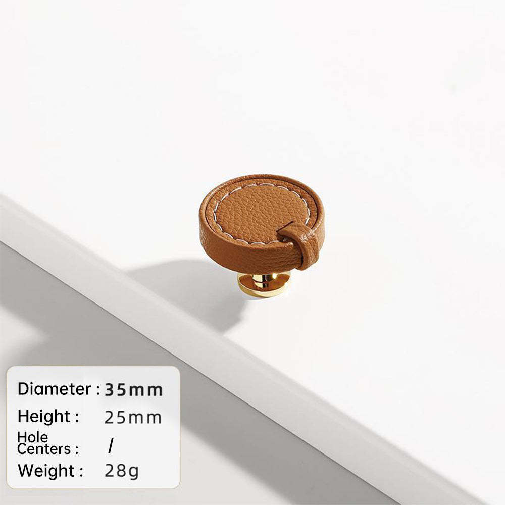 Modern Leather Kitchen Cabinet Handles -Homdiy