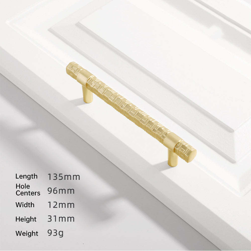 Solid T-Bar Zinc Alloy Cabinet Handles -Homdiy