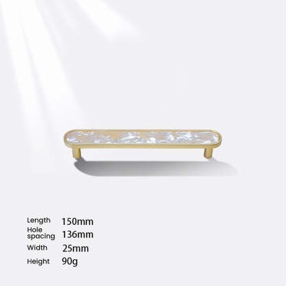 Luxury Natural Shell Cabinet Handles