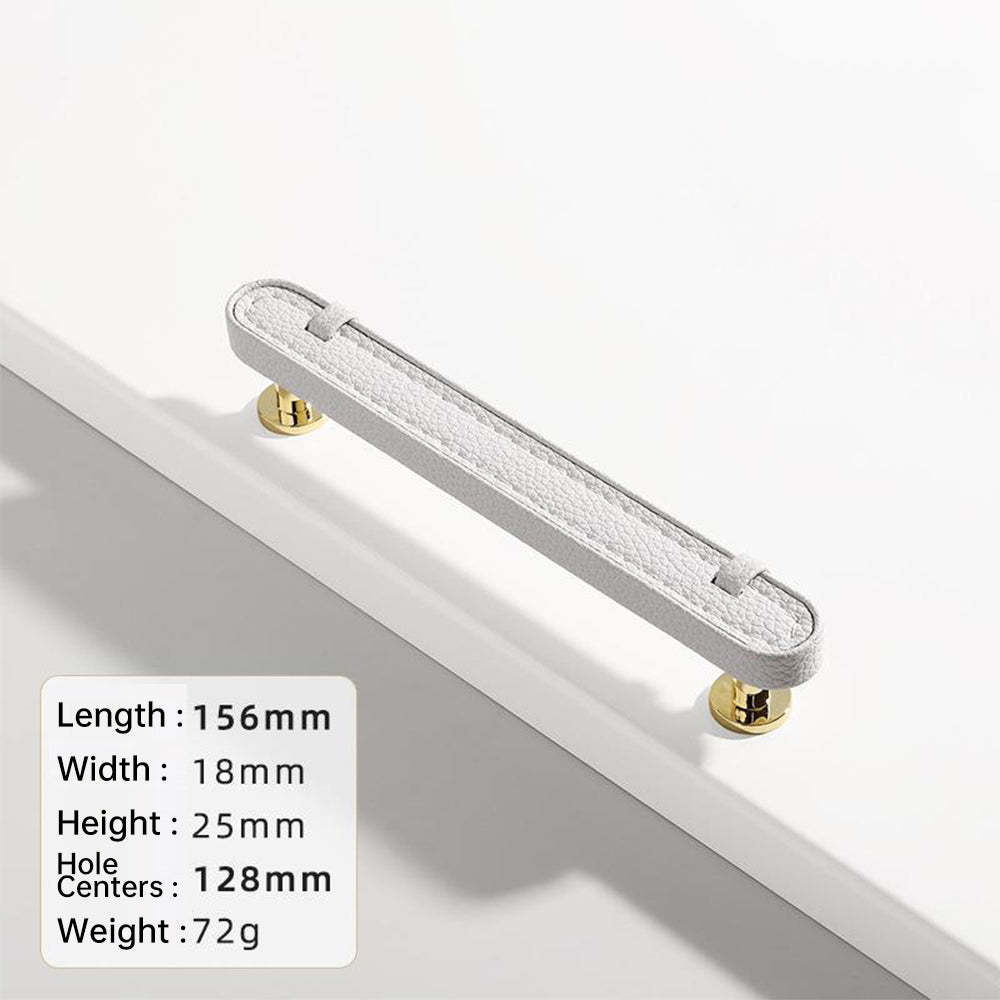 Modern Leather Kitchen Cabinet Handles -Homdiy