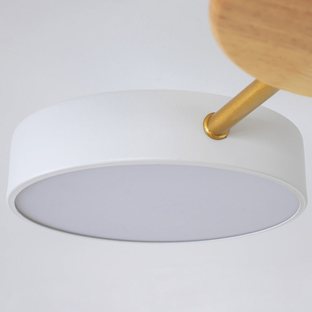 Modern Multi-Bulb Round LED Ceiling Light for Bedroom