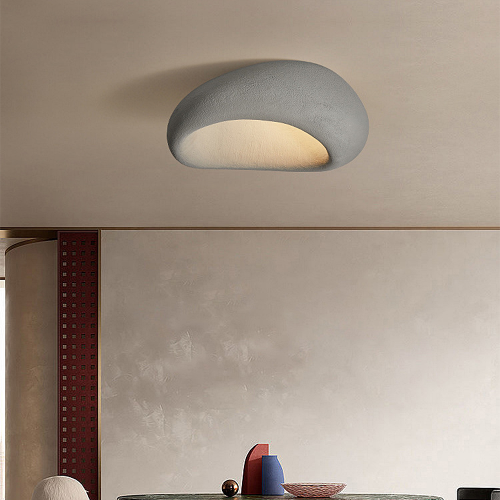 Wabi Sabi Khmara Flush Ceiling Light -Homdiy