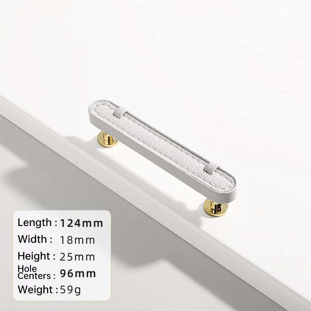 Modern Leather Kitchen Cabinet Handles -Homdiy