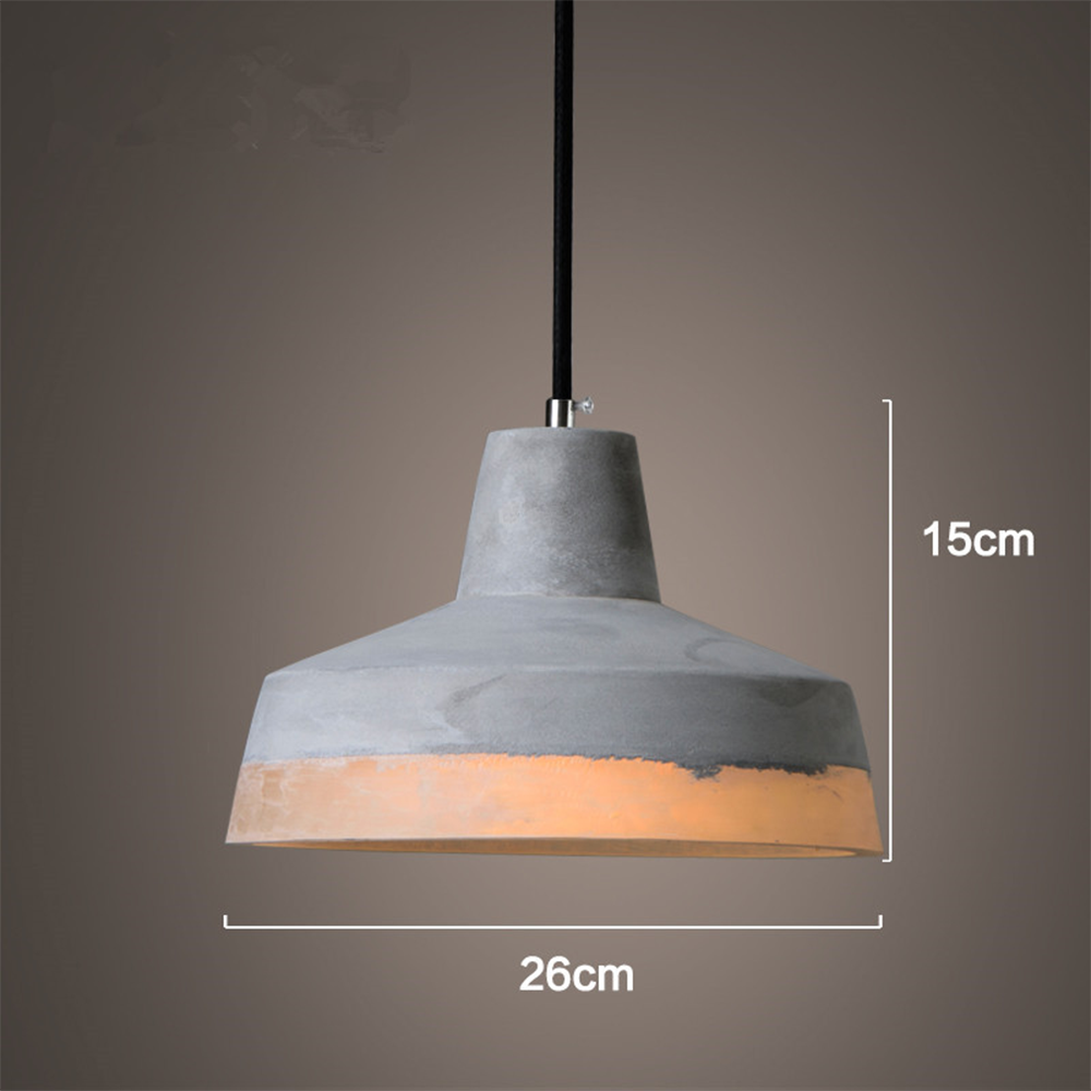 Industrial Cement Bar Pendant Light -Homdiy