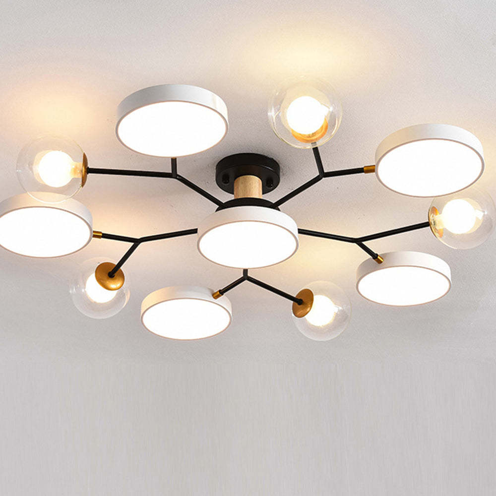 Branch Colorful LED Living Room Ceiling Light