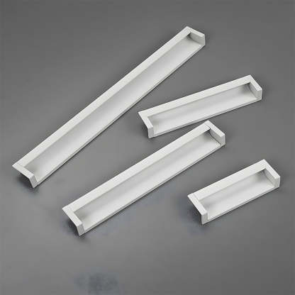 Contemporary Aluminum Alloy Finger Edge Pulls