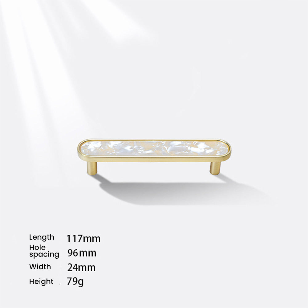 Luxury Natural Shell Cabinet Handles