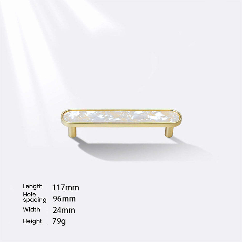 Luxury Natural Shell Cabinet Handles