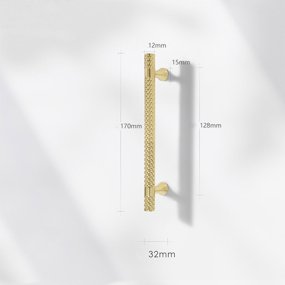 Shiny Modern Zinc Alloy Titanium Gold Black Door Handles