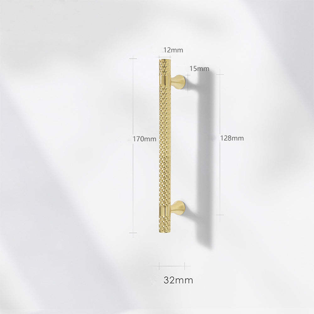 Shiny Modern Zinc Alloy Titanium Gold Black Door Handles