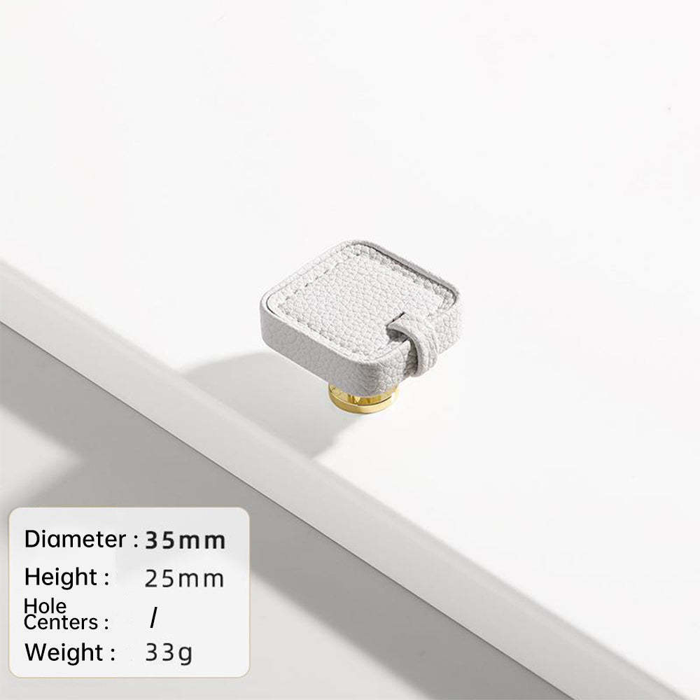 Modern Leather Kitchen Cabinet Handles -Homdiy