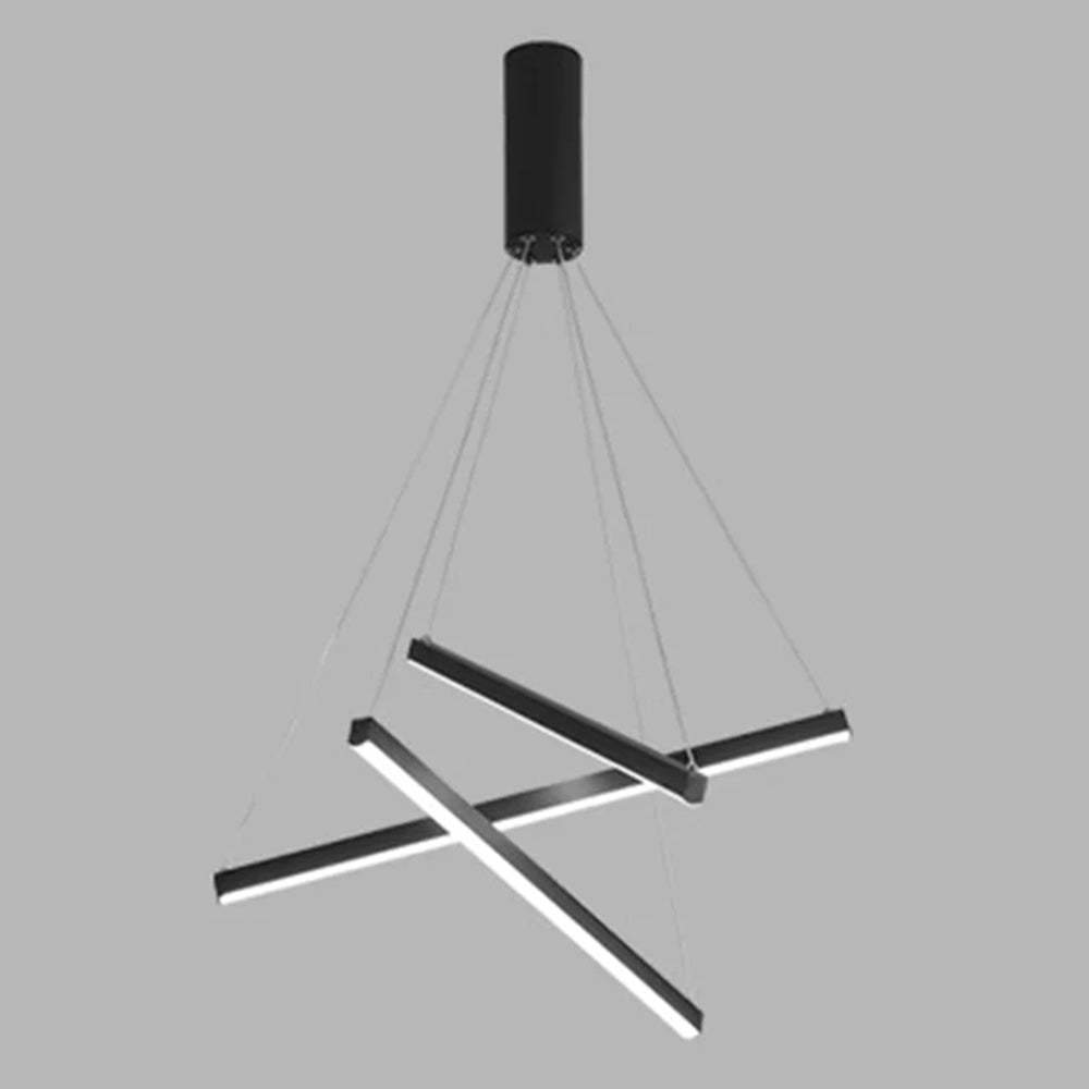 Birds Nest Shape LED Black Chandelier for Living Room -Homdiy