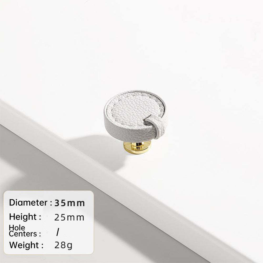 Modern Leather Kitchen Cabinet Handles -Homdiy