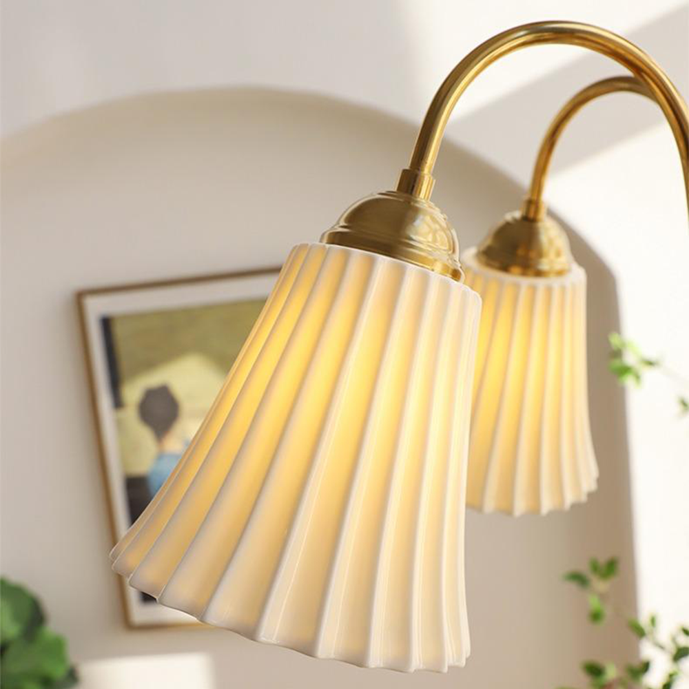 Medieval Ceramic Trumpet Chandelier -Homdiy