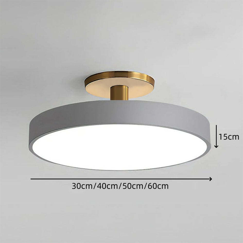 Simple Eco-Friendly Round LED Ceiling Light -Homdiy