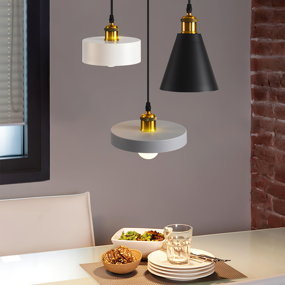 Colorful Resin Geometric Pendant Lamp -Homdiy