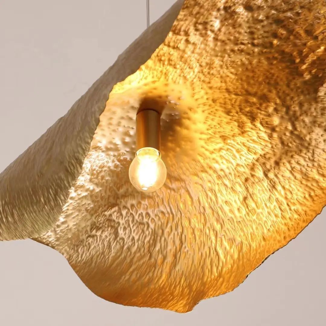 Designer Lotus Leaf Shape Chandelier Decorative Pendant Light -Homdiy