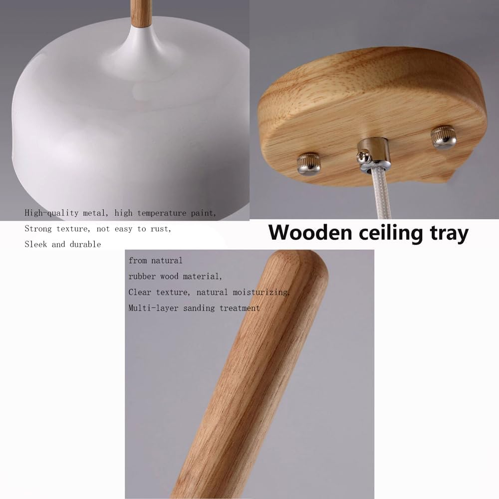 Nordic Stained Cream Small Pendant Lights -Homdiy