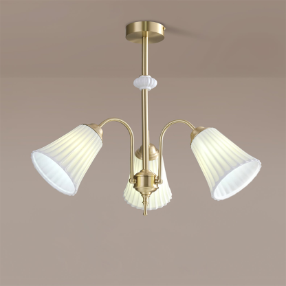 Medieval Ceramic Trumpet Chandelier -Homdiy