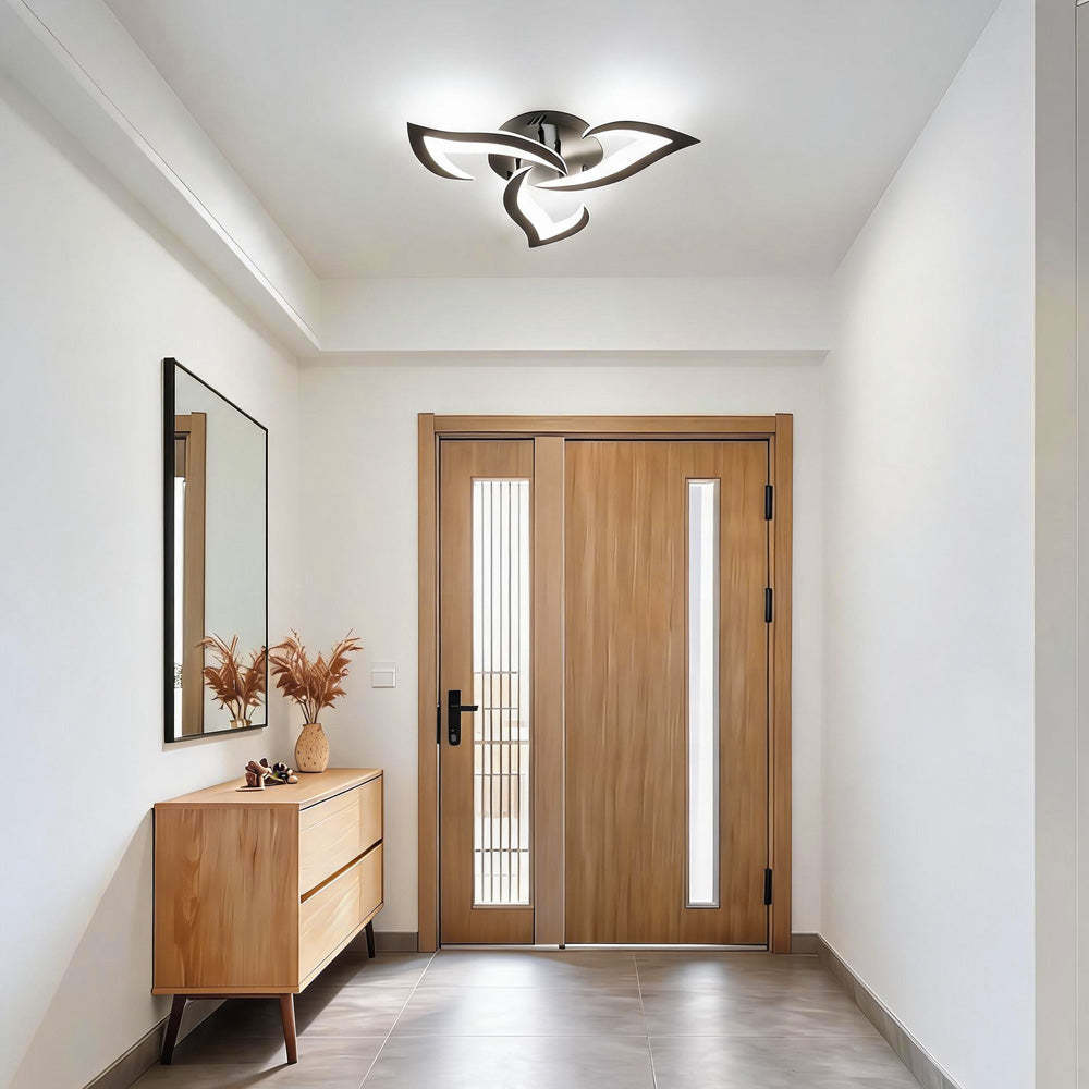 Modern Creative Iron Acrylic LED Flush Ceiling Light