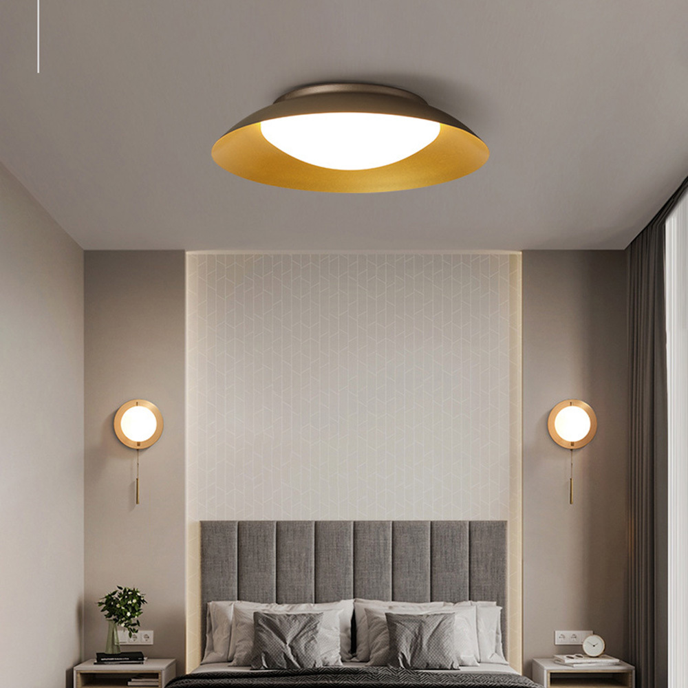 [Copy]Circles Semi Flush Modern Bedoom LED Ceiling Light