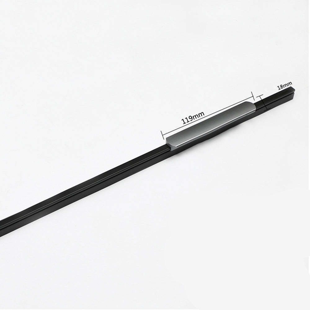 Aluminum Decorative Cabinet Pull Closet Door Hardware Handles for Furniture Cabinet -Homdiy