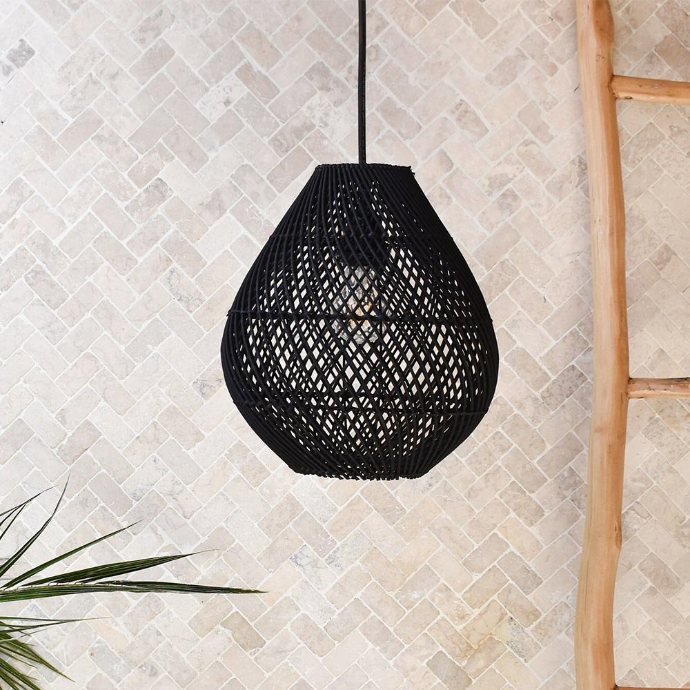 Handmade Rattan Pendant Light -Homdiy