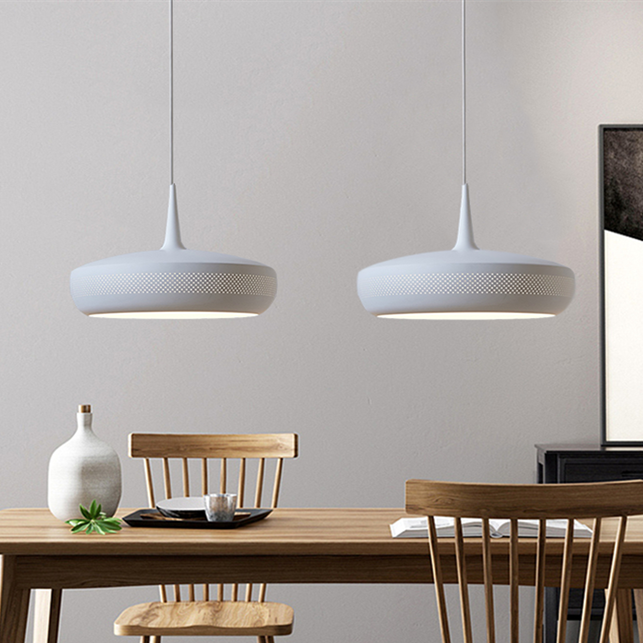 Minimalist Golden Metal Chandelier Modern Pendant Lampshade -Homdiy