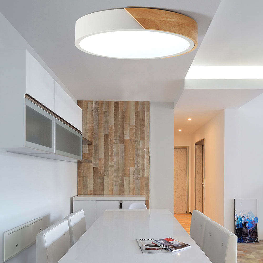 Minimalist Round LED Dimmable Ceiling Light -Homdiy