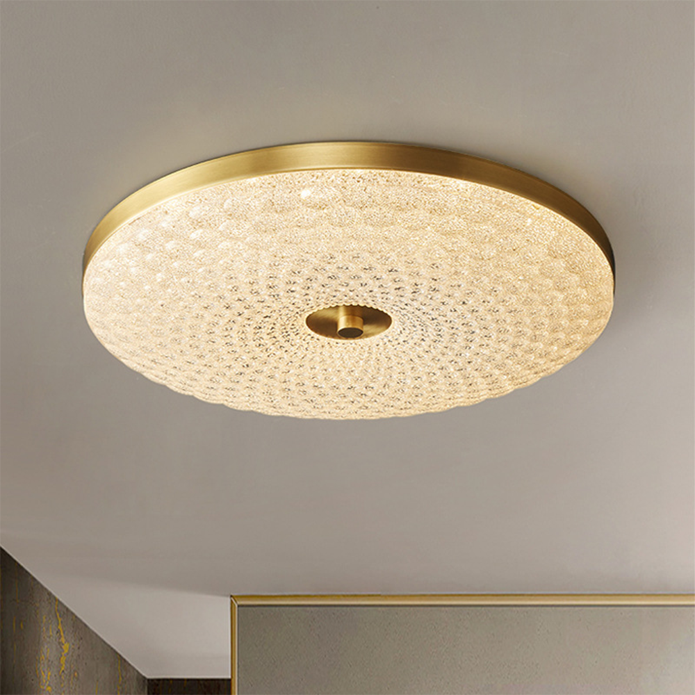 Homdiy Crystal Ceiling Light Luxury Round LED Ceiling Lamp for Living Room, image size:1000x1000