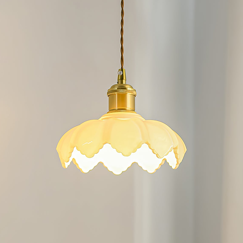 French Petal Pendant Light -Homdiy
