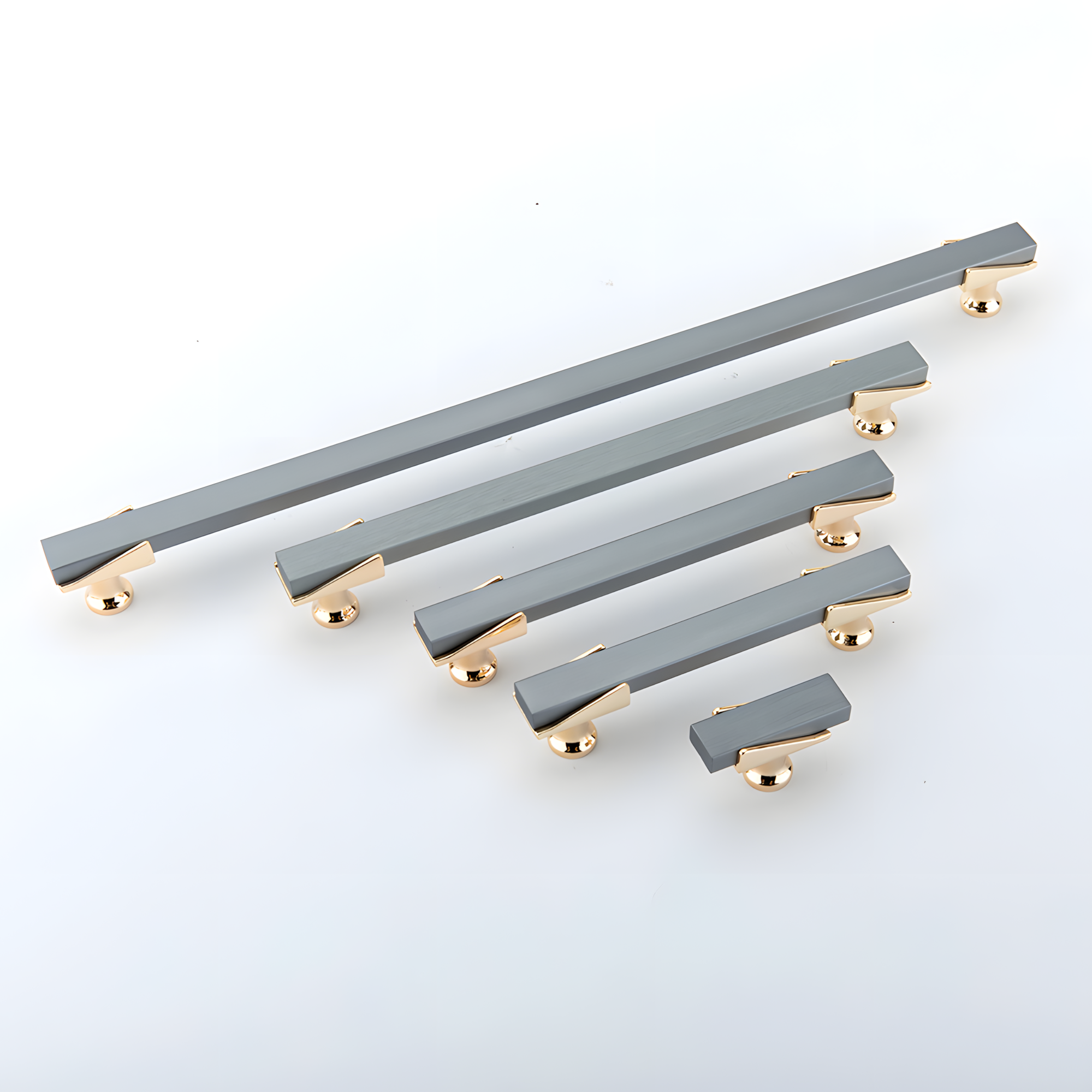 Zinc Alloy Modern Kitchen Cabinet Pulls