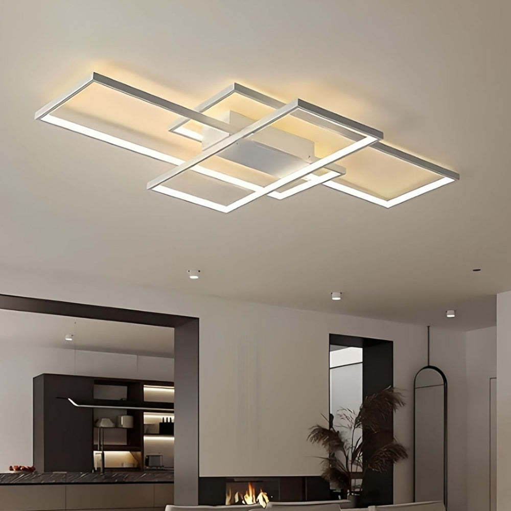 Large Modern Aluminum LED Living Room Ceiling Lights